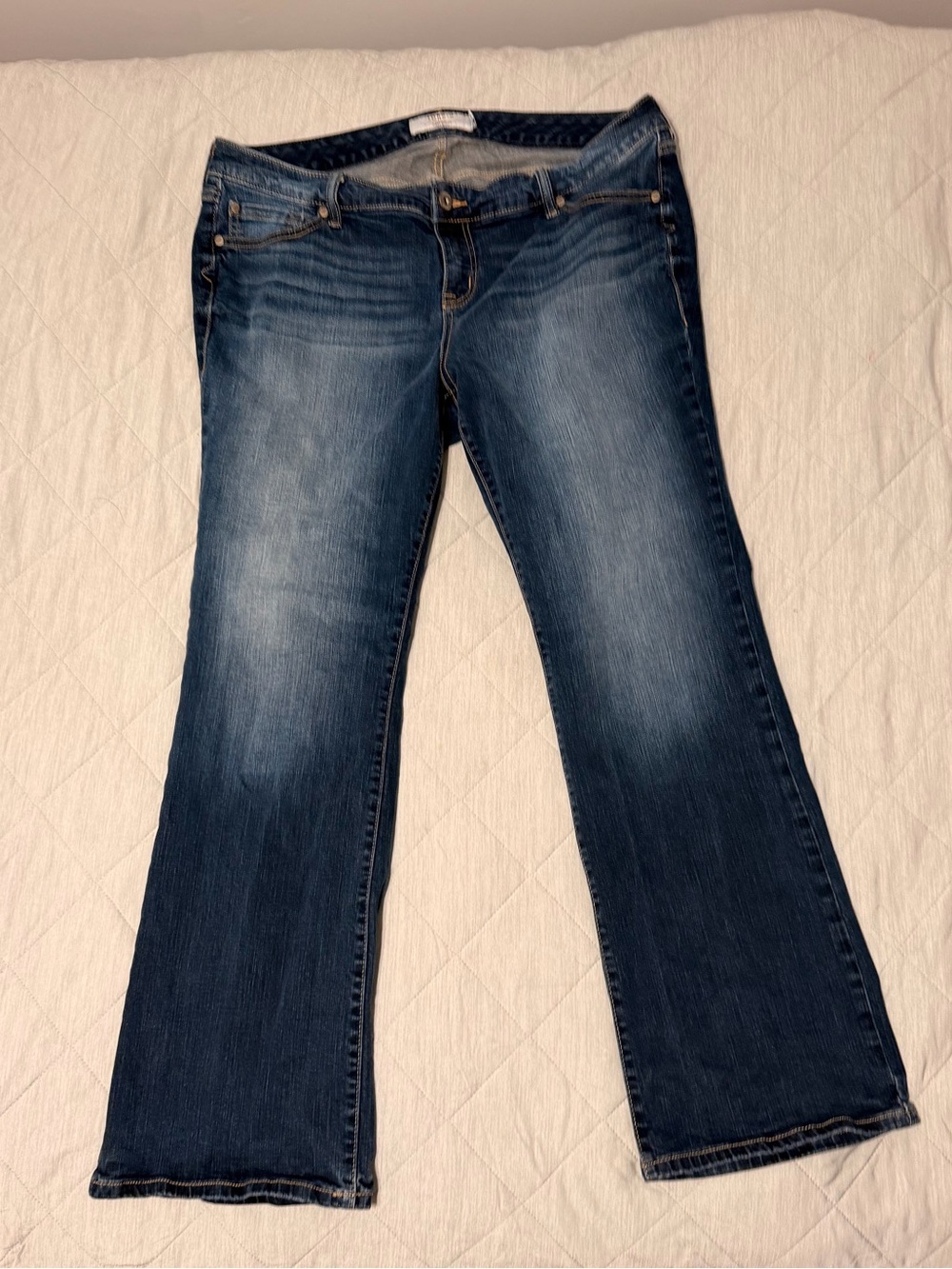 Torrid Dark Blue Flare Jeans - 18 Regular